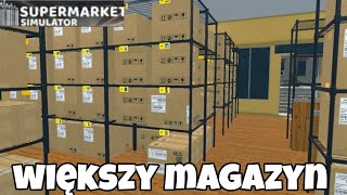 WIĘKSZY MAGAZYN  SUPERMARKET SIMULATOR 9 [upl. by Eob692]