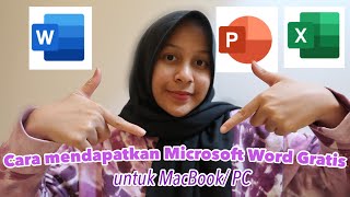 Cara Mendapatkan Microsoft Word Gratis Untuk MacBookPC Legal [upl. by Dibru]