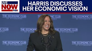 FULL SPEECH Harris outlines her economic vision  LiveNOW from FOX [upl. by Nymzaj]