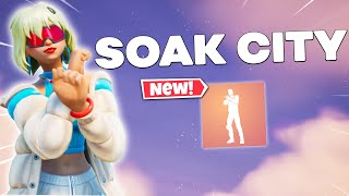 Fortnite Montage  “SOAK CITY” 310babii NEW THE SQUABBLE EMOTE [upl. by Yurik383]