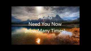 Plumb  Need you now How Many Times Instrumental [upl. by Lertnahs]