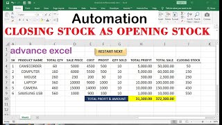 opening stock and closing stock [upl. by Ojibbob280]