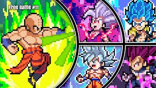 Brollin Broly  Krillin VS Gohan Beast Gogeta Blue Goku MUI and Vegeta Ultra Ego [upl. by Rese]