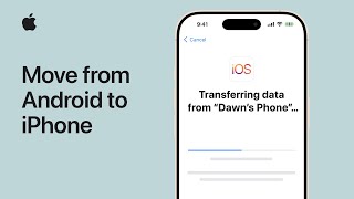 How to move from Android to iPhone  Apple Support [upl. by Ecirtnahs]