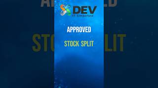 DEVIT approved stocksplit sharesplit Dev Information Technology Ltd share latest news [upl. by Alfeus748]