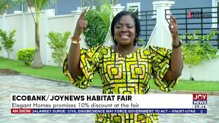 EcobankJoyNews Habitat Fair Elegant Homes promises 10 discount at the fair [upl. by Sudbury]