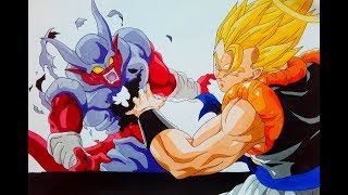 Speed Drawing Gogeta VS Janemba [upl. by Liuqnoj]