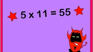 11 Times Table Chant  Adam Up Maths [upl. by Fanchan914]