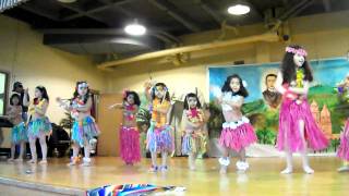 Baile Hawaiano niñas Hawaiian dance little girls [upl. by Anev]