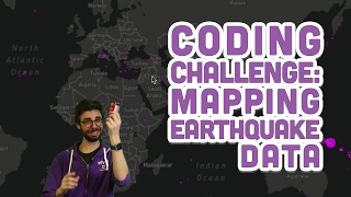 Coding Challenge 57 Mapping Earthquake Data [upl. by Yboj]