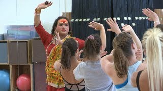 In the dance studio Rehearsing with Laxmi Narayan Tripathi [upl. by Yran]