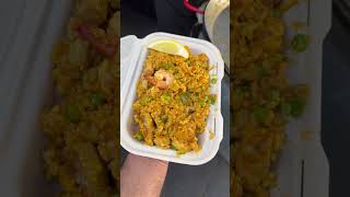 Maria’s Paella at 1 Farmers Market in California foodie foodevent paella [upl. by Earissed]