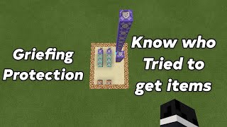 Minecraft  How To Ban Items And Know Who Tried To Get Them [upl. by Cadmann543]