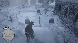 Secret Graves  Davey Callander  Grave 2  Red Dead Redemption II  Map Location [upl. by Lemrahs]