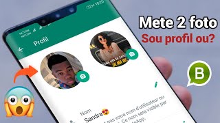 Mete 2 Photos sou profil whatsapp ou Wap Sezi [upl. by Felizio824]