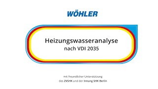 Heizungswasseranalyse nach VDI 2035 [upl. by Nirroc671]