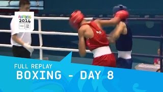 Boxing  Mens and Womens Semi Finals  Full Replay  Nanjing 2014 Youth Olympic Games [upl. by Nothgierc]