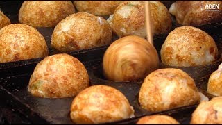 Street Food in Japan Takoyaki [upl. by Zedekiah]