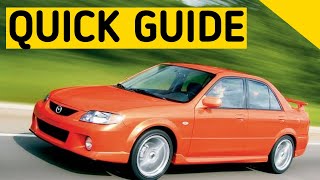 MAZDASPEED PROTEGE Complete Quick Guide [upl. by Nlocnil]