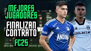 Mejores JUGADORES que TERMINAN CONTRATO  FC 25 [upl. by Tippets]