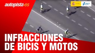 Las infracciones más escandalosas de bicis y motos [upl. by Ij816]