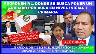 😱ATENCION🔴 PROPONEN PL DONDE SE BUSCA PONER UN AUXILIAR POR AULA EN NIVEL INICIAL Y PRIMARIA [upl. by Eornom]