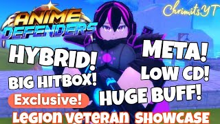 NEW LEGION VETERAN SHOWCASE ANIME DEFENDERS [upl. by Medeah659]