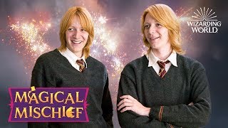 5 Most Mischievous Weasley Twins Moments  Wizarding World [upl. by Anneiv118]