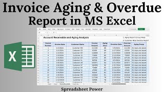 How to Make Aging and Overdue Report in Excel [upl. by Arimat]