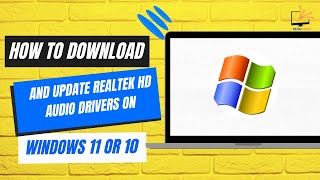 How to Download And update Realtek HD Audio Drivers on Windows 11 or 10 [upl. by Rehsa95]