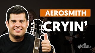 Cryin  Aerosmith aula de guitarra [upl. by Bolanger]