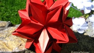 Origami ❃ Rafaelita ❃ Kusudama [upl. by Enrica]