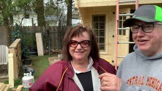 Small Cabin Kits  Bunkie Life Reviews  Mary and Tim Kitchener Ontario [upl. by Eiramave]