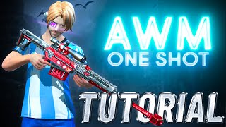 AWM One Shot 💙 Full Tutorial [upl. by Leiuqeze]