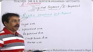 Risk involved in Epayment  Digital Payment  Ecommerce  Mathur Sir Classes [upl. by Menedez]