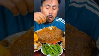 Whole Telapia Fish Curry mukbang asmr shortvideo reelsvideo viralvideo reels food eating [upl. by Akinirt]