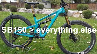 2019 Yeti Cycles SB150 Test Ride amp Review [upl. by Oakman]