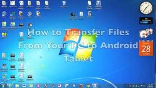 How to Transfer Files From PC to Android Tablet​​​  H2TechVideos​​​ [upl. by Marko388]