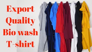 Export Quality Bio wash 180 GSM T shirt  Hindi [upl. by Hemphill]