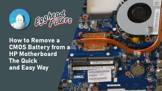 How to Remove a CMOS Battery from an HP Motherboard  The Quick and Easy way [upl. by Elohc]