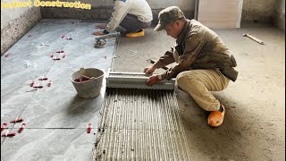 Advanced Techniques for Laying StoneTextured Ceramic Tiles with Premium Adhesives [upl. by Roselani]