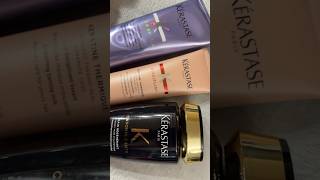 Kerastase Bain Régénérant Shampoo Smoothing Taming Milk amp Blond Absolu Purple Conditioner [upl. by Sirromed988]