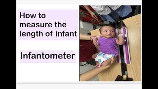 Infantometer  to measure the length of infants Thebabydoctor [upl. by Anwad]