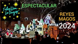 Cabalgata de los Reyes Magos 2024 Valencia  España 4K a 60FPS [upl. by Lebazej]