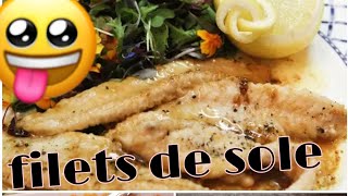 Filets de sole ⁦❤️⁩💙سمك الصول🐟 وأرز على طريقة المطاعم بنة تقتل [upl. by Naibaf]