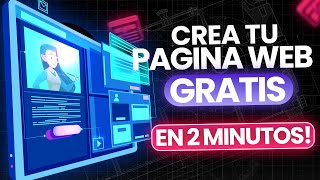 Cómo crear una PÁGINA WEB GRATIS En 2 Minutos [upl. by Rafaj]