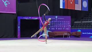 KITA Mirano JPN RIBBON FIG Rhythmic Gymnastics World Challenge Cup CLUJ NAPOCA [upl. by Ainnat]