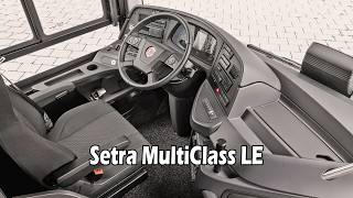 New Setra MultiClass LE HYBRID interurban buses  S 515 LE  Interior cockpit [upl. by Treiber]