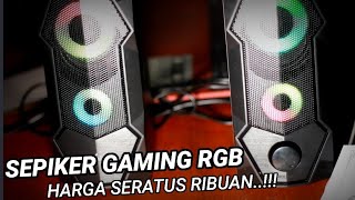 speaker gaming advance cls 103 unboxing rivew  RGB [upl. by Rorrys657]