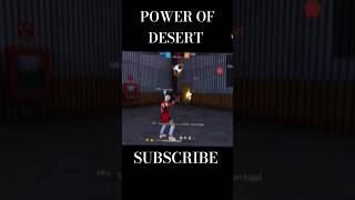 Power of Desert ☠️freefire trending tiktok viralvideo shorts shortsfeed [upl. by Alayne]